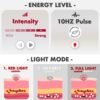 ALLOLO Red Light Therapy for Body, 3-in-1 LED Bead with Timer Remote Control, 12.6"*6.3" 660nm&850nm Infrared Light Therapy for Body Pain Relief Wearable for Muscle Repair