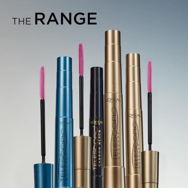 L'Oreal Paris Makeup Original Telescopic Lengthening Mascara, Waterproof Black