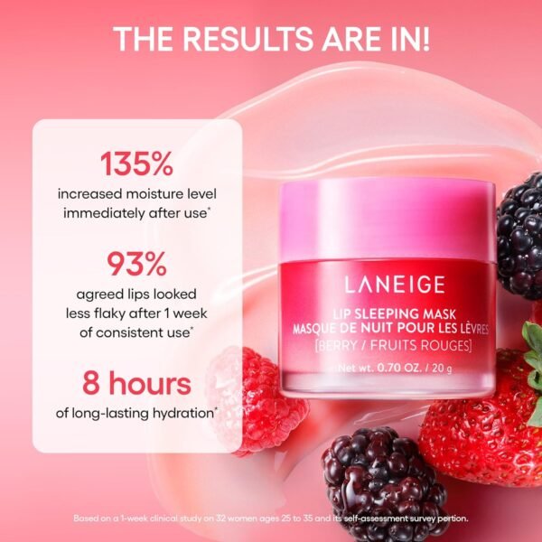 1750345057_81g5ex2tgBL._SL1500_.jpg LANEIGE Lip Sleeping Mask: Nourish, Hydrate, Vitamin C, Murumuru & Shea Butter, Antioxidants, Flaky, Dry Lips