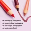 e.l.f. Cream Glide Lip Liner, Highly-Pigmented Pencil For Shaping & Sculpting Lips, Semi-Matte Finish, Vegan & Cruelty-Free, Pinky Swear