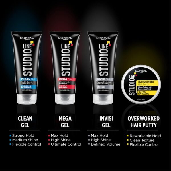 1751041411_71og8rW3nzL._SL1500_.jpg L'Oreal Paris Studio Line Clear Minded Clean Gel - Strong Hold 6.8 fl; oz.