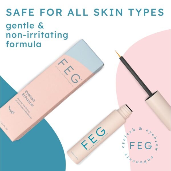 1751092027_61Ni9nfBuBL._SL1500_.jpg FEG Eyelash Enhancer Rapid Eyelash Growth Serum with Natural Ingredients | Lash Serum for Growing Naturally Thick, Full, and Long Eyelashes | Stimulates Natural Eyelash Growth | 3-Pack of 3ml Tubes