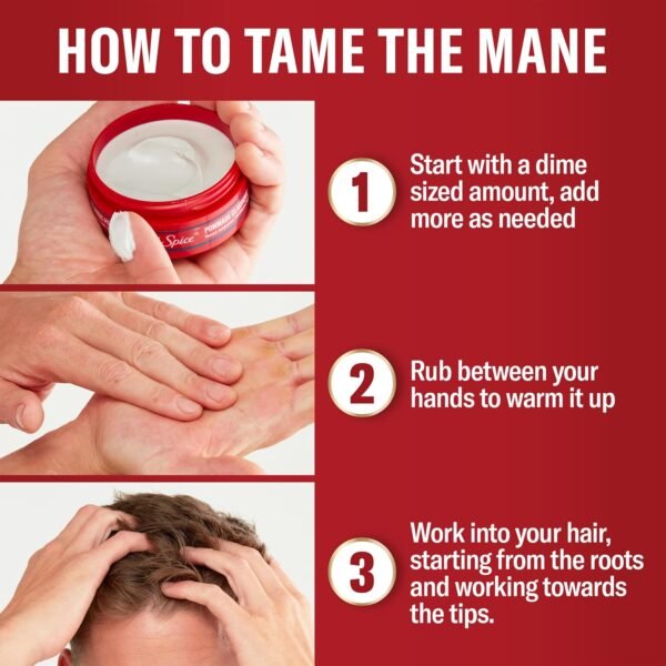 Old Spice Stay-In-Place Hair Styling Putty for Men, High Hold, Very Low Shine, 2.22 Oz