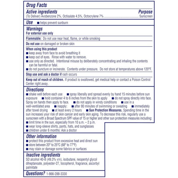 Coppertone Tanning Sunscreen Spray with Broad Spectrum SPF 15, Water Resistant Spray Sunscreen, Lightweight and Non-Greasy, 5.5 Oz, Pack of 3