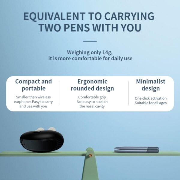 Red Light Nasal Therapy Device, Portable RespiRelief Red Light Therapy Instrument for Nose, Respi-Relief Nasal Soothing Device