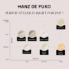 Hanz de Fuko Gravity Paste – Premium Men’s Hair Styling Paste for a High Hold, Medium Shine Finish – Super-Grip Technology for Any Hairstyle Imaginable, Works for All Hair Types – 2 oz, Travel Size