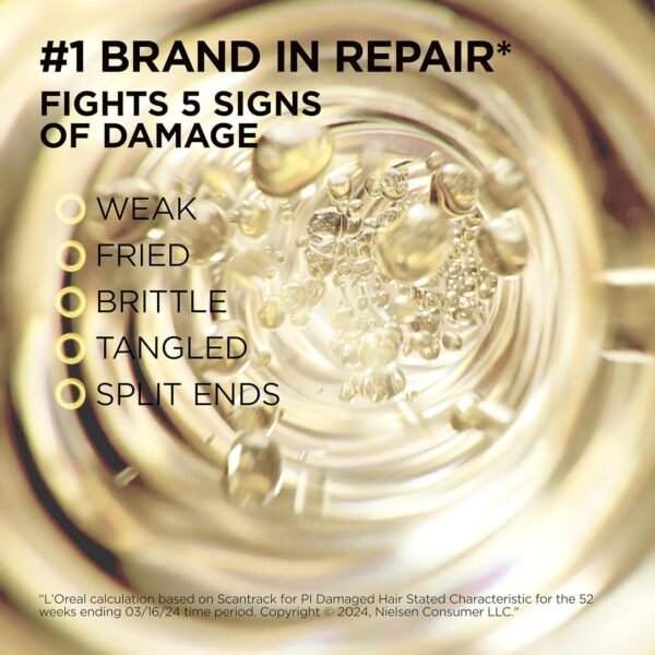 L'Oreal Paris Elvive Total Repair 5 Damage-Erasing Balm with Almond and Protein, 8.5 Ounce