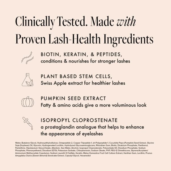 Borboleta Lash Serum - Eyelash Serum for Longer, Thicker, and Fuller Looking Eyelashes - (Sample Size, 1 Month Supply)