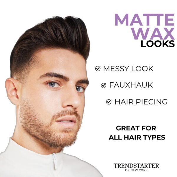 TRENDSTARTER - POMADE SAMPLE PACK - TEST BEFORE YOU INVEST - Matte Wax - Forming Paste - Thickening Fiber - Pomade Plus (Four 0.25oz Samples)