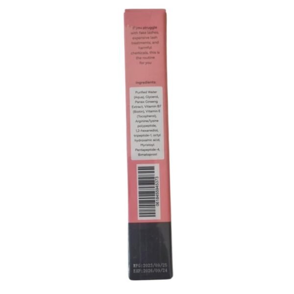 418Dn7NSJqL._SL1000_.jpg Eyelash Serum - Lash Serum for Ticker, Longer and Fuller Lashes- Visible Results after 4 weeks - Restore Natural Grow and Reduces Hair Loss - Vegan and Cruelty-free Formula - Luxe Cosmetics