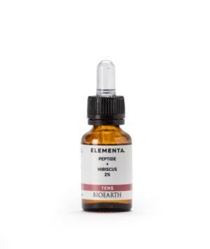41AfzynxehL._SL1181_.jpg Bioearth Elementa, TENS Concentrated Face Serum with Hibiscus Seed Peptides 2%, Anti-Ageing and Elasticising Effect, Made in Italy, Vegan, AIAB Certification - 15ml Pack
