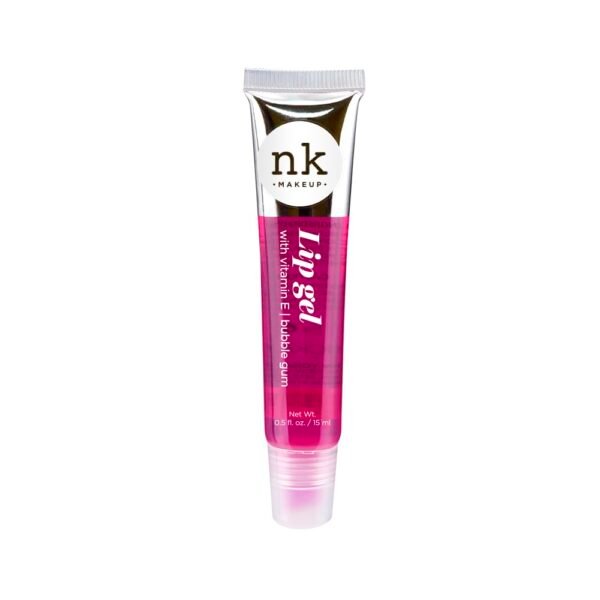 41BGYXukcrL._SL1000_.jpg NICKA K NEW YORK VARIETY SET OF 5 NK Hydrating Lip Gel - Vitamin E (Clear, Rosehip Oil, Bubble Gum, Cherry, Strawberry)