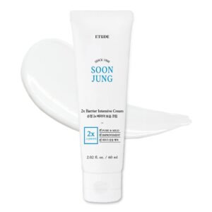 41DmartSOhL._SL1000_.jpg ETUDE SoonJung 2x Barrier Intensive Cream 60ml (21AD) | Hypoallergenic Shea Butter Hydrating Facial Cream for Sensitive Skin, Water-oil Balance & Panthenol for Damaged Skin | Korean Skin Care