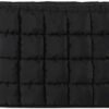 41Lnvg9MkL._AC_SL1500_.jpg Puffy Quilted Makeup Bag for Women, Cosmetic Bag, Travel Toiletry Organizer Pouch Clutch (black)