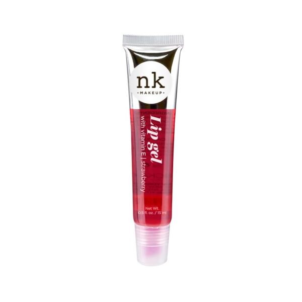 41OsLMQnL7L._SL1000_.jpg NICKA K NEW YORK VARIETY SET OF 5 NK Hydrating Lip Gel - Vitamin E (Clear, Rosehip Oil, Bubble Gum, Cherry, Strawberry)