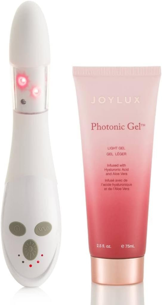 vFit and Photonic Gel Set, Red LED Light Intimate Health Device for Women, Wellness System for Menopausal Women & New Moms, Promotes Natural Hydration, Helps Tighten Pelvic Floor (2-Pack Set)