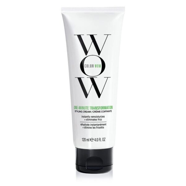 41oTz1-JF3L._SL1000_.jpg COLOR WOW One Minute Transformation – Instant frizz fix| Nourishing styling cream smooths, tames + defrizzes on the spot| Avocado oil + Omega 3’s hydrate, repair for silkier, smoother texture