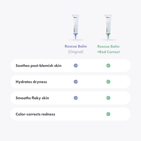 41qf1gpfYL._SL1080_.jpg Rescue Balm Post-Blemish Recovery Cream from Hero Cosmetics - Intensive Nourishing and Calming for Dry, Red-Looking Skin - Dermatologist Tested and Vegan-Friendly (15 ml, 0.5 fl. oz)