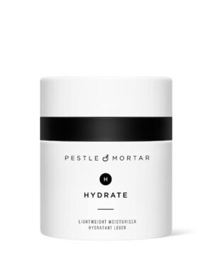 41xy62kmEuS._SL1500_.jpg Pestle & Mortar Hydrate - Lightweight Anti Ageing Face Moisturizer Formulated with Peptide Technology and Squalane. Softens, Firms and Hydrates the Skin Without Clogging Pores - 50ml