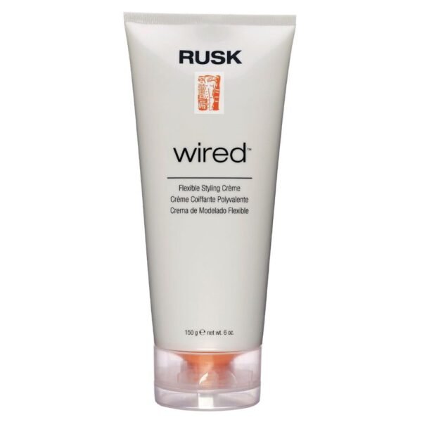 RUSK Designer Collection Wired Flexible Styling Creme, Lifts, Shines, and Creates Soft, Gravity-Defying Body, 6 oz
