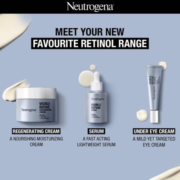 Neutrogena Visible Repair Retinol Serum: Boosts Collagen for Anti-Ageing, Wrinkles & Fine Lines 30ml
