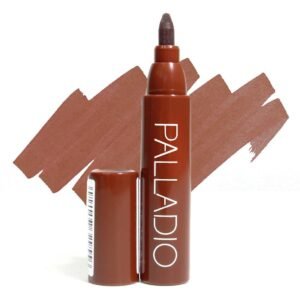 514CSxJXthL._SL1100_.jpg Palladio Lip Stain, Hydrating and Waterproof Formula, Matte Color Look, Longlasting All Day Wear Lip Color, Smudge Proof Natural Finish, Precise Chisel Tip Marker, Mocha Cream