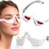 Red Light Therapy for Eyes – Microcurrent Under Eye Device for Dark Circles, Puffiness, Eye Bags, Wrinkles & Fine Lines – Hands-Free Eye Care Mask for Women & Men