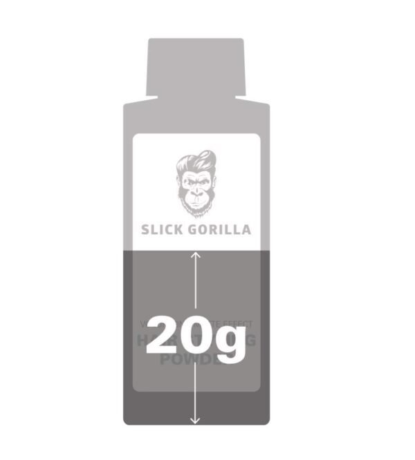 Slick Gorilla Hair Styling Texturizing Powder – 0.70 oz (20g) for Volume, Matte Finish, and All-Day Hold