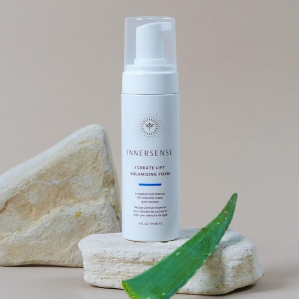 51BoqwO1epL._SL1000_.jpg INNERSENSE Organic Beauty - Natural I Create Lift Volumizing Foam | Non-Toxic, Cruelty-Free, Clean Haircare (NEW Packaging, 6 fl oz | 177 ml)