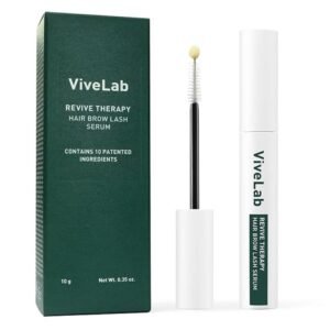 Biotin Lash Serum - Eyelash and Eyebrow Growth Serum for Thicker, Fuller Lashes and Brows, Korean Dermatologist-Developed, 0.35oz