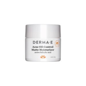 51CZMdX7FZL._SL1500_.jpg DERMA E Acne Oil Control Face Moisturizer, 2 Oz, Matte Moisturizer with Salicylic Acid, Tea Tree Oil & Aloe Vera, Face Cream Rebalances Sebum Production & Prevents Blemishes, Redness & Breakouts 2 Oz