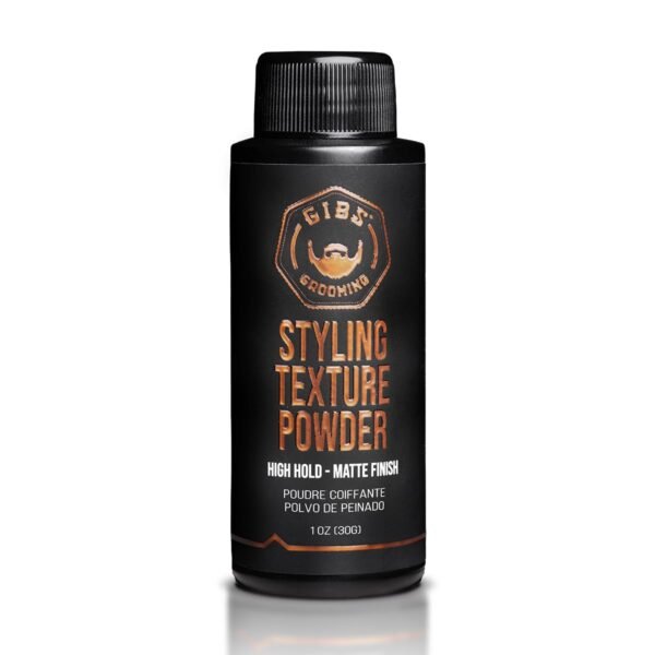 51ChSTZv0TL._SL1200_.jpg GIBS Grooming Styling Texture Powder - For Men and Women - Volumizing - High Hold - Matte Finish - Easy to Apply - 1oz (30g)