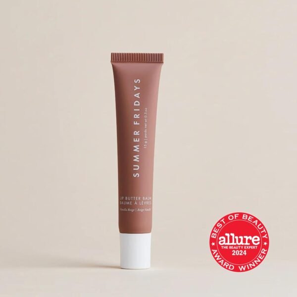 51FqMx8e1L._SL1500_.jpg Summer Fridays Tinted Lip Butter Balm - Conditioning Vegan Lip Balm for Instant Moisture, Shine & Hydration - Softening & Soothing Skincare - Vanilla Beige (.5 Oz)