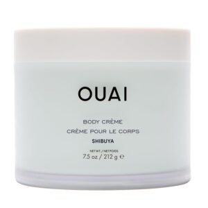 OUAI Body Cream, Shibuya - Hydrating Whipped Body Cream with Cupuaçu Butter, Coconut Oil and Squalane - Softens Skin and Delivers Healthy-Looking Glow - Sulfate Free Skin Care (7.5 Oz)