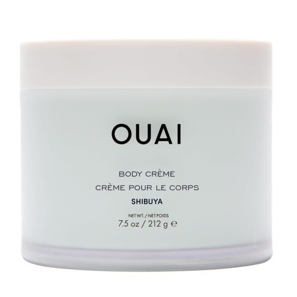 OUAI Body Cream, Shibuya - Hydrating Whipped Body Cream with Cupuaçu Butter, Coconut Oil and Squalane - Softens Skin and Delivers Healthy-Looking Glow - Sulfate Free Skin Care (7.5 Oz)