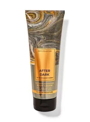 Bath and Body Works Hyaluronic Acid Body Cream For Men 8 Ounce (After Dark)