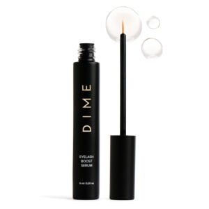 DIME Beauty Eyelash Boost Serum, Eyelash Growth Serum for Healthier, Longer, Thicker Eyelashes, 0.20 oz / 6 ml
