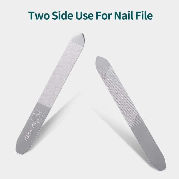 MR.GREEN Nail Clipper 4Pcs Set, Stainless Steel Manicure Pedicure Set, Medical Grade Grooming Kit with Travel Case Gift Box for Man & Woman