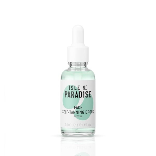 Isle of Paradise Self Tanning Drops - Color Correcting Self Tan Drops for Gradual Glow, Vegan and Cruelty Free, 1.01 Fl Oz