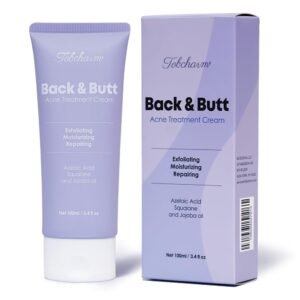 51Phme7yJgL._SL1000_.jpg Butt Acne Clearing Treatment, Maximum Strength Body Cream for Back, Buttocks, Thigh & Chest Acne Removal, Skin Clearing Lotion for Men & Women, Foaming Cleanser for Bacne & Cystic Acne