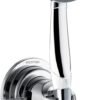 BOPai Suction Shower Head Holder, Relocatable Handheld Showerhead Holder, Chrome, Suitable for Installation On Smooth Surfaces