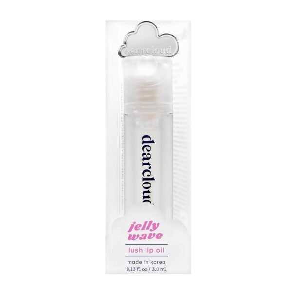 51UDd43gkgL._SL1500_.jpg Jelly Wave Lush Lip Oil – Clear Lip Gloss and Lip Gloss for Women - Korean skincare essential – Lip Oil for Women with Collagen - Diamond (0.13 oz)
