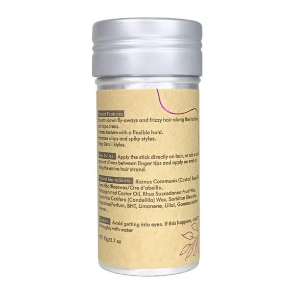 51UgA77MUcL._SL1000_.jpg Dolahair Hair Wax Stick - Flyaway Control and Styling Pomade for Kids, Women, and Men - Hair Bun Maker and Accessorie Slick Back Hair Brush
