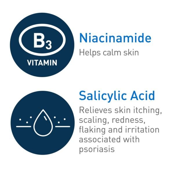 51aePo5fYvL._SL1000_.jpg CeraVe Moisturizing Cream for Psoriasis Treatment, With Salicylic Acid for Dry Skin Itch Relief & Urea for Moisturizing, Fragrance Free & Allergy Tested, 8 Oz