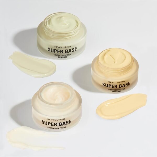 Revolution, Superbase Color Correcting Green Makeup Primer, Hydrating Face Primer, Helps Even Skin Tone, Vegan & Cruelty-Free, 0.84 fl oz