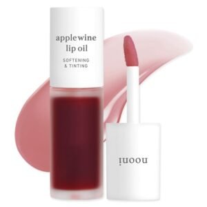 51c1MCEu8iL._SL1000_.jpg NOONI Korean Hydrating Lip Oil - Applewine | Long-Lasting, Moisturizing, Plumping, Revitalizing for Dry Lips, Waterproof, No Peel Off, Hydrating, Nourishing Crystal Clear, 0.12 FL Oz