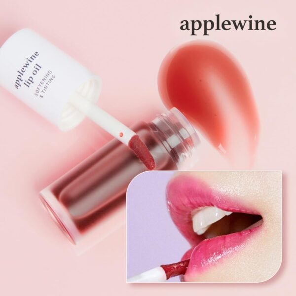 51d1PnkYmTL._SL1000_.jpg NOONI Korean Hydrating Lip Oil - Applewine | Long-Lasting, Moisturizing, Plumping, Revitalizing for Dry Lips, Waterproof, No Peel Off, Hydrating, Nourishing Crystal Clear, 0.12 FL Oz