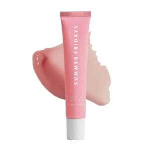51dfM6rkwXL._SL1500_.jpg Summer Fridays Tinted Lip Butter Balm - Conditioning Vegan Lip Balm for Instant Moisture, Shine & Hydration - Sheer-Tinted, Soothing Skincare - Pink Sugar (.5 Oz)
