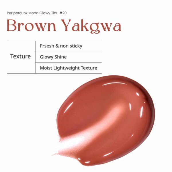 51j1ETMX94L._SL1200_.jpg Peripera Ink Mood Glowy Tint (020 BROWN YAKGWA (NEW))