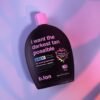 51l9GVbN8BL._SL1080_.jpg b.tan UV Tanning Bed Lotion | I Want The Darkest Tan Possible - x4000 Tan Intensifiers, Indoor & Outdoor Accelerator, Best Browning Body Tanner Extender, No Sun Protection, 12 Fl Oz